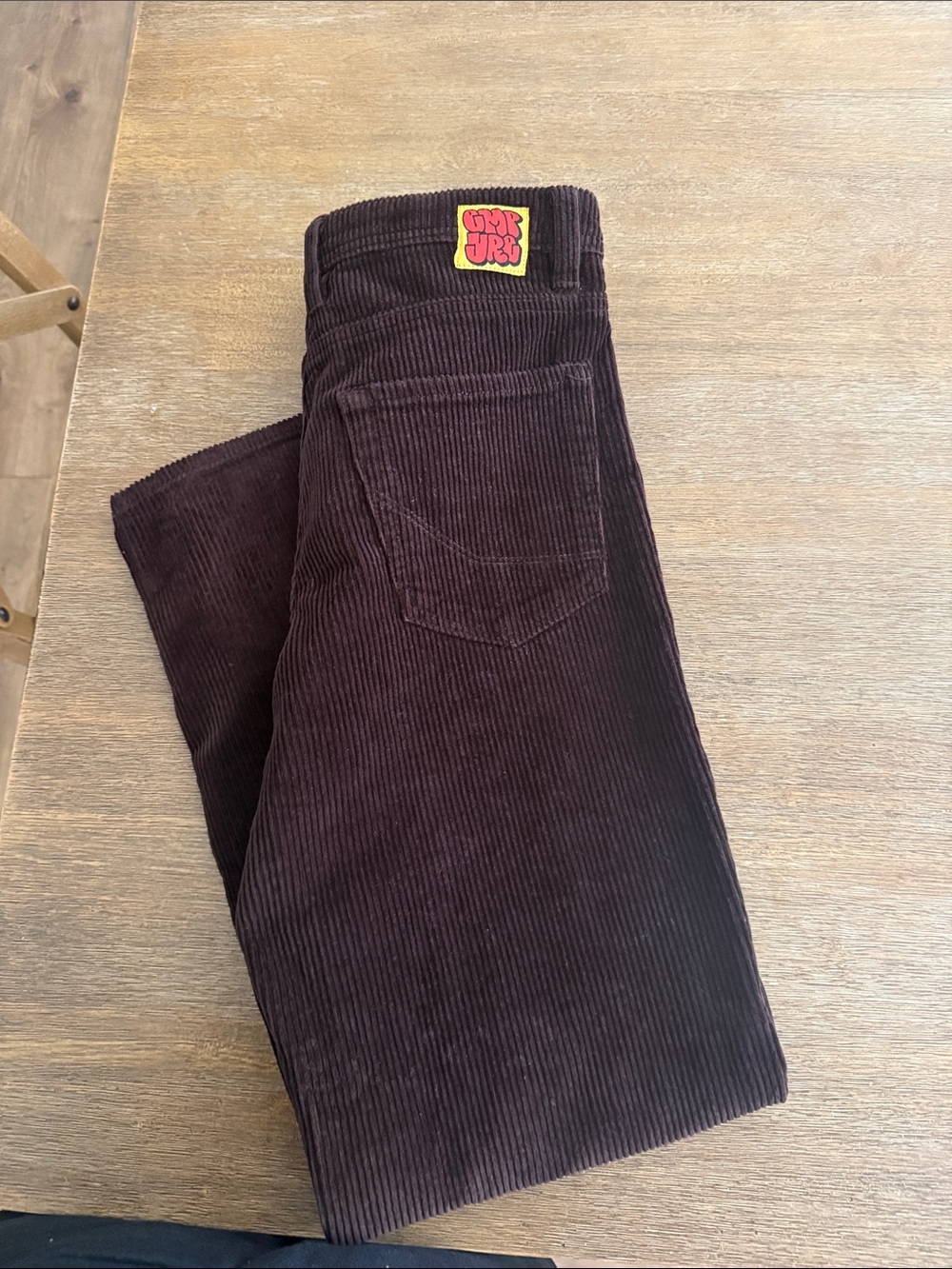 Empyre Dark Brown Corduroy Kids Jeans